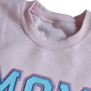 แจ็คแอนด์จิล มัมเสื้อสเวตเชิ้ตผู้หญิงผ้าฟลีซเนื้อนุ่มแขนยาวคอกลมสวมใส่สบายเสื้อแม่ลำลองสำหรับสวมใส่ในชีวิตประจำวัน - Product Image 5