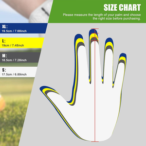 White Leather <b>Golf</b> Gloves Full Finger Breathable Non-Slip Outdoor Sports Men Women - Product Image 6