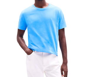 เสื้อยืดผู้ชายคุณภาพสูง ผ้าฝ้าย 100% ทรงปกติ คอกลม สกรีนลายด้านหน้า สไตล์คลาสสิก สตรีทแวร์ ลำลอง แห้งเร็ว เหมาะสำหรับออกกำลังกาย - Product Image 1