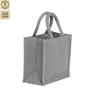 Bolsa de Transporte para 6 Botellas de Vino, Personalizada, de Algodón Reciclado, con Separadores, Asas Acolchadas, Laminada, Reutilizable, 26x24x17 cm, OEM - Product Image 1