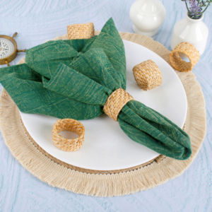 Hot Selling Handmade Bamboo Cane Wedding Rattan <b>Napkin</b> Ring for Table Decoration Best Quality Handwoven <b>Easter</b> <b>Napkin</b> Ring Cheap - Product Image 2
