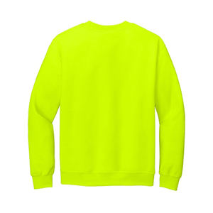 Sweat-shirt de travail haute visibilité en polaire jaune fluorescent de qualité supérieure pour hommes, personnalisable avec logo pour la construction - Product Image 2