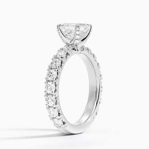 Bague BOJ 0118 en argent 925, coupe Asscher, sertissage à griffes Ellora, solitaire en diamant, 2 carats, couleur D, VVS1, moissanite certifiée GRA - Product Image 2