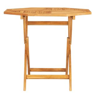 Tavolo da giardino pieghevole in legno di Teak massiccio 33.5 tavoli da esterno "x 33.5" x 29.9" - Product Image 3