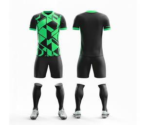 Uniformes de Fútbol Personalizados, Conjuntos de Uniformes de Fútbol por Sublimación |   Tallas para Hombres, Mujeres y Jóvenes |   Ropa Deportiva Ligera de Secado Rápido para Entrenamiento - Product Image 1