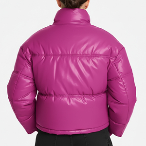 Veste d'hiver à capuche avec logo personnalisé imprimé 2025, streetwear, double fermeture éclair, épaisse, de qualité supérieure, couleur unie, vêtements d'hiver - Product Image 3