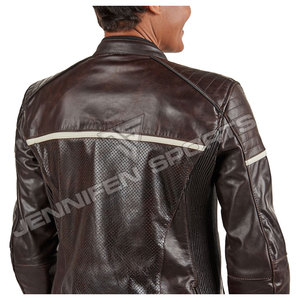 Women Rebel Track Riding Perforated Cowhide Kangaroo Motorbike Leather Racing Jacket Chaqueta CE <b>Protectors</b> All Sizes & Colors - Product Image 5