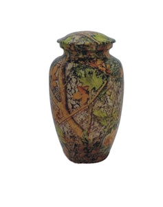 Urna Funeraria de Latón Floral Negra y Dorada Hecha a Mano, Diseño Estilo Americano, Duradera, para Cenizas Humanas Adultas, a Prueba de Fugas, Ecológica - Product Image 2