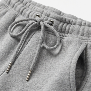 Shorts en molleton de coton pour femmes, style streetwear, taille élastique, coupe coupe-vent, style français, vente en gros - Product Image 4