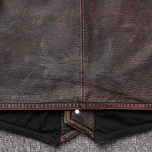 Chaleco de Cuero para Hombre, Invierno, Textura Suave, Ajuste Cómodo para Trajes y Ropa Casual, Relleno de Algodón - Product Image 6