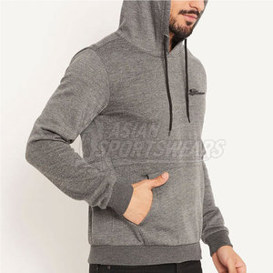 Sudaderas con Capucha Casuales de Invierno para Hombre, Color Sólido, 100% Algodón, Ecológicas, de Secado Rápido, Transpirables, de Alta Calidad, en Stock - Product Image 2