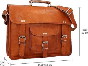 Bolso Mensajero de Cuero, Económico y Elegante, Bolso de Hombro para Hombre, para Uso Diario y Negocios, Bolso Mensajero de Cuero Premium - Product Image 3