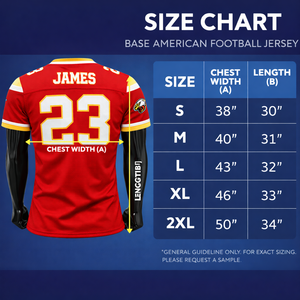 Maillot de football américain OEM, taille plus, séchage rapide, respirant, tissu 100% polyester, personnalisé, sublimé, brodé, pour joueur - Product Image 5