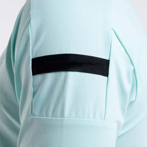 Camiseta de Manga Corta para Hombre, Informal, de Punto, de Algodón/Fibra de Bambú, de Alta Calidad, Transpirable, Ecológica, de Secado Rápido, con Patrón Liso, Talla Grande - Product Image 4