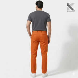 Pantalones de Lino y Algodón para Hombre, Estilo Panama, 345GSM, Estructurados, Casuales, OEM, ODM - Product Image 2