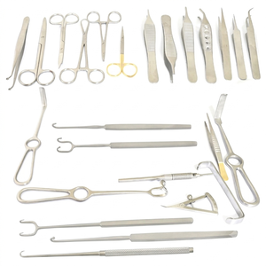 Kit de Instrumentos Quirúrgicos Faciales para Microcirugía de Frente, Acero Inoxidable, Reutilizable y Esterilizable - Product Image 1