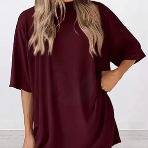 Ensemble T-shirt et short de couleur unie au meilleur prix du Pakistan, 100% coton, T-shirts à manches courtes pour femmes avec ensemble de shorts - Product Image 3