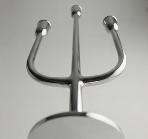 Candelabro Moderno de Acero Inoxidable de 3 Brazos, Portavelas de Metal Plateado para Decoración del Hogar - Product Image 3