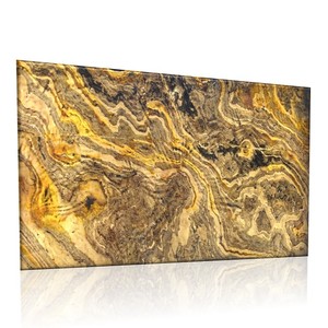 OEM Indian Autumn Translucent Flexible Stone <b>Veneer</b> Natural Surface Finish CE Certified 5+ Year Warranty Low Price Slate Block - Product Image 2