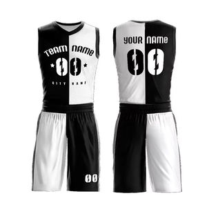 Uniforme de basketball personnalisé de qualité supérieure, design 2026, 100 % polyester, hiver/été, anti-humidité, étiquette personnalisée pour équipe, unisexe - Product Image 4