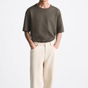 เสื้อยืดผู้ชายย้อนยุคสีกรดซักโลโก้แบบวินเทจไซส์ใหญ่พิเศษออกแบบโลโก้ได้ตามต้องการ - Product Image 1