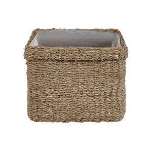 Natural Set of 3 Seagrass <b>Plant</b> Pots <b>Baskets</b> Decorative Boho Style Indoor Planter Pot Made in Vietnam - Product Image 2