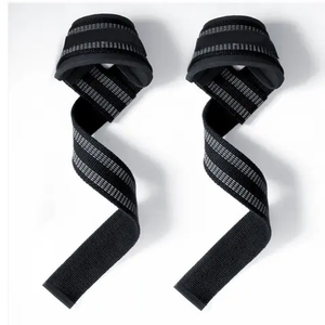 High Quality Comfortable Gym Bodybuilding Weightlifting Straps Fitness <b>Training</b> Hand Wrist Straps <b>Weight</b> Lifting Straps - Product Image 2