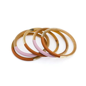 Most and Hot Sell Buffalo Horn <b>Bracelet</b> Used to create versatile and natural looking statement pieces and <b>stacked</b> bangles. - Product Image 4