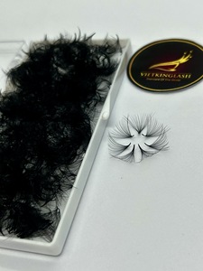 Offre Spéciale 0.05 20D ventilateurs de Style russe naturel mat noir fait à la main plateaux de cils fournitures de Studio de cils pour Extensions de cils - Product Image 6