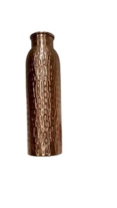 Bouteille d'eau en acier inoxydable cuivre antique 500 ml Design moderne gravé Finition mate Articles de bar Cuisine Cadeaux d'affaires - Product Image 5
