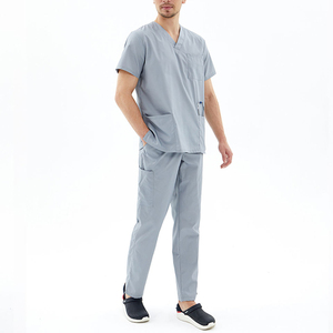 Uniformes Médicos en Oferta: Conjuntos de Scrubs para Hombre, Uniformes de Enfermería, Conjuntos de Uniformes Suaves y Elásticos para Salones de Belleza y Spa, Trajes de Scrubs para Hombre - Product Image 1