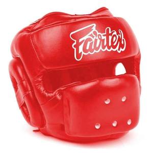 Protège-tête de boxe Fairtex de qualité professionnelle supérieure, avec barre de protection des joues, respirant, design réglable, unisexe - Product Image 1