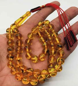 Tasbih de luxe en résine, perles de prière musulmanes, 99 perles, Misbaha, Subha, cadeau islamique pour Ramadan et l'Aïd, fournisseur en gros - Product Image 6