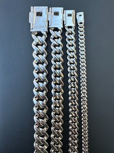 <b>Iced</b> <b>Out</b> Moissanite Diamond 925 Silver Cuban Link Bracelet Heavy <b>Chain</b> Style Hip Hop Statement Bracelet For Men Women - Product Image 4