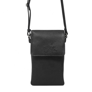 Bolso cruzado de teléfono de cuero genuino de grano de guijarro suave, suntuoso de alta calidad y mantecoso, fabricante de proveedores indios superiores - Product Image 1