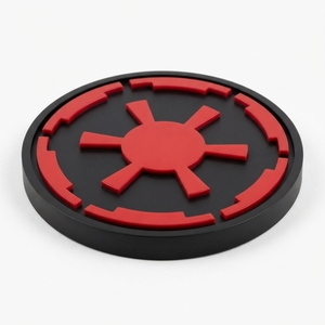 Parche Termoadhesivo con Emblema Elegante de Star Wars, Diseño Circular Rojo y Negro en Fieltro No Tejido, para Regalos, Parche de PVC Personalizado Premium - Product Image 2