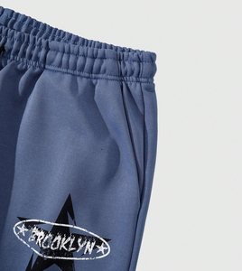 Ensemble de survêtement personnalisé pour homme, style streetwear, respirant, avec sweat à capuche et pantalon empilé, coupe oversize, pour l'hiver - Product Image 5