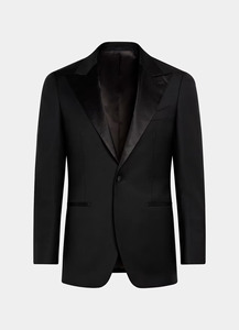 Traje de Hombre Negro Elegante de Satén de Alta Calidad Hecho en Pakistán, Traje de Hombre Negro Moderno, Formal, Casual, para Boda, Corte Entallado - Product Image 5