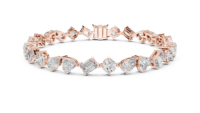 Bracelets de tennis classiques de luxe pour femmes et hommes, diamants cultivés en laboratoire certifiés IGI, bracelet élégant en or et diamants, bijoux