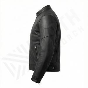 Chaqueta de Motociclista de Cuero Genuino para Hombre de la Mejor Calidad, Nueva Colección de Invierno, Chaquetas de Motocicleta con Protecciones Desmontables Personalizadas - Product Image 3