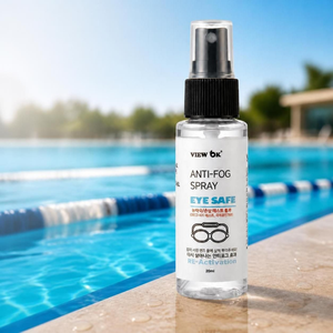 Spray Limpiador de Lentes Antivaho VIEW OK, Seguro para los Ojos, Plástico, Deportivo, 20 ml, para Gafas de Natación y Lentes, Uso en Flotadores de Natación - Product Image 6