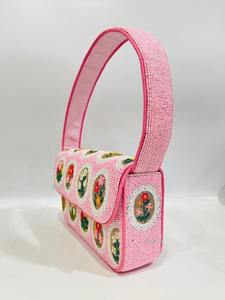 Sac à perles multicolores avec poignée, sac à main, sac décontracté, artisanat indien, fait main, sac baguette - Product Image 3