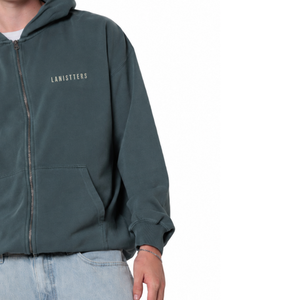 Sudadera con Capucha Personalizada para Hombre, Sudadera con Capucha de Forro Polar, 100% Algodón, Logotipo Minimalista en el Pecho, Corte Regular, Ropa Casual de Calle - Product Image 5