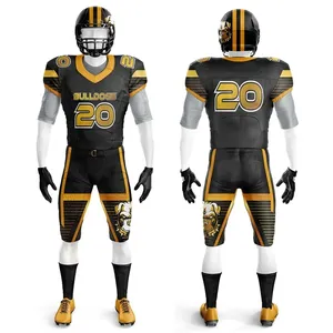 Custom American Football Uniform Set Premium Sublimated Jersey Pants Breathable Quick Dry Lightweight Team Training Wear - Product Image 1