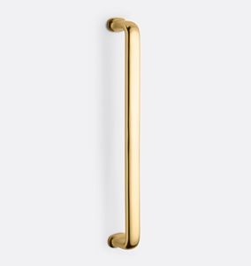 Modern Minimalist Brass Pull Handle Shiny <b>Gold</b> Finish Durable Multi-Function Drawer Cabinet for Home Office Kitchen Dining - Product Image 3