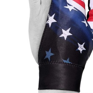 Hot Selling Custom Color Printing Spandex Snooker Gloves Anti-Friction Grip Breathable Design <b>Hook</b> Loop - Product Image 6