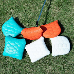 Funda para Putter de Golf SOSH4, Cuero PU Blanco, Diseño 3D Bordado 'Hole in One', Estilo Blade, Cierre Magnético, Portátil - Product Image 6