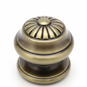 Poignée de porte en laiton massif de qualité supérieure, finition antique |   Poignée de porte principale robuste, style classique vintage, quincaillerie d'entrée pour la maison - Product Image 1