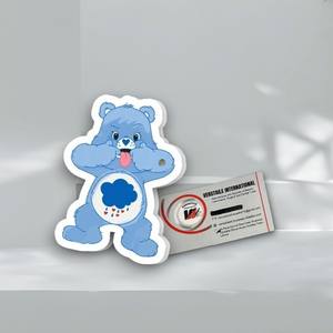 แผ่นแม่เหล็กอะคริลิคสำหรับต่อขนตา รูปหัวใจผีเสื้อ ลายหมีสีน้ำเงิน ยี่ห้อ Private Label ใช้ซ้ำได้ เป็นมิตรกับสิ่งแวดล้อม สำหรับต่อขนตาแบบ Diamond Heart Butterfly - Product Image 3