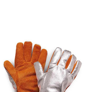 Gants de sécurité en cuir synthétique souple double couche, parfaits pour la lutte contre les incendies et les travaux industriels lourds, service OEM - Product Image 2